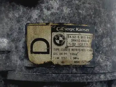 Second-hand car spare part air conditioning compressor for bmw 3 compact (e46) 320 td oem iam references 64526905643  