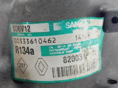 Second-hand car spare part air conditioning compressor for renault clio ii fase ii (b/cb0) confort expression oem iam references 8200315744  