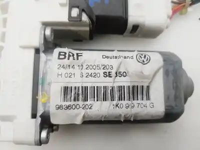 Peça sobressalente para automóvel em segunda mão motor elevador vidro traseiro esquerdo por seat leon (1p1) reference referências oem iam 1k0959704g