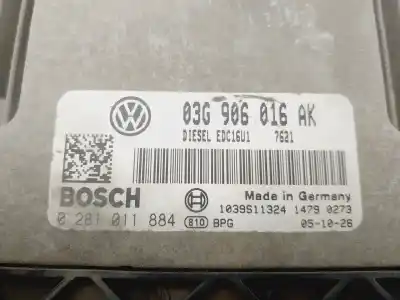 Peça sobressalente para automóvel em segunda mão centralina de motor uce por seat leon (1p1) reference referências oem iam 03g906016ak