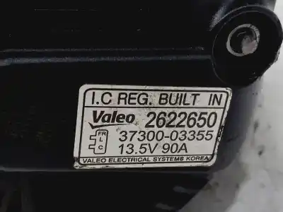 Peça sobressalente para automóvel em segunda mão alternador por kia rio (yb) concept referências oem iam 3730003355