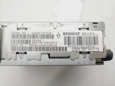 Автозапчасти б/у аудиосистема / радио cd за renault clio ii fase ii (b/cb0) base authentique 65 cv / 48 kw ссылки oem iam 8200057681