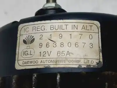 Pezzo di ricambio per auto di seconda mano alternatore per daewoo matiz s riferimenti oem iam 96380673  