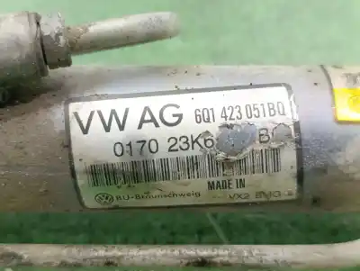 Second-hand car spare part steering rack for skoda fabia familiar (6y5) young line 69 cv / 51 kw oem iam references 6q1423051bq  