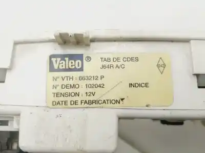 Автозапчасти б/у отопление / кондиционирование воздуха за renault scenic rx4 (ja0) 1.9 dci salomon ссылки oem iam 663212p  