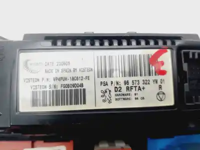 Second-hand car spare part climate control for peugeot 407 sw st sport oem iam references 96573322yw  
