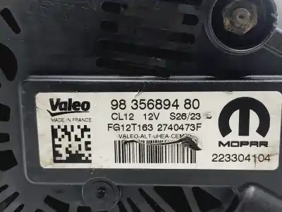 Pezzo di ricambio per auto di seconda mano alternatore per citroen c3 shine riferimenti oem iam 9835689480  