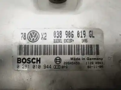 Автозапчасти б/у блок управления двигателем за volkswagen passat b5.5 variant (3b6) 1.9 tdi ссылки oem iam 038906019gl  