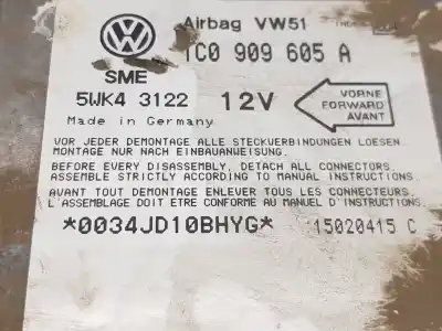 Pezzo di ricambio per auto di seconda mano Centralina Airbag per SEAT LEON (1M1) 1.9 TDI Riferimenti OEM IAM 1C0909605A  