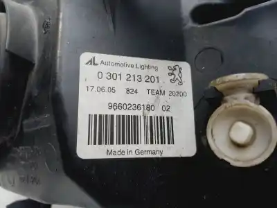 Автозапчастина б/у ліва фара для peugeot 407 sw st confort посилання на oem iam 9660236180  