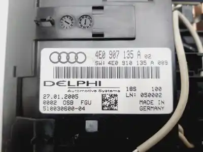 Автозапчастина б/у внутрішне світло для audi a8 (4e2) 4.2 quattro посилання на oem iam 4e0947097ag  