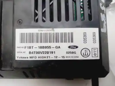 Peça sobressalente para automóvel em segunda mão DISPLAY GPS / MULTIMÍDIA por FORD ECOSPORT  Referências OEM IAM F1BT18B955GA  