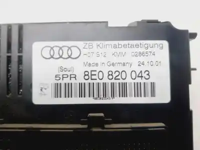 Автозапчастина б/у клімат-контроль для audi a4 b6 (8e2) 1.9 tdi посилання на oem iam 8e0820043  