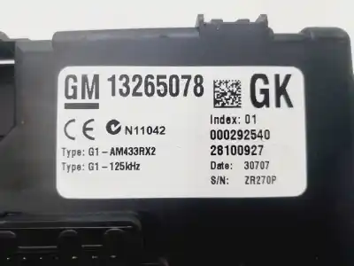 Peça sobressalente para automóvel em segunda mão caixa de fusíveis e relés por opel corsa d essentia referências oem iam 13265078