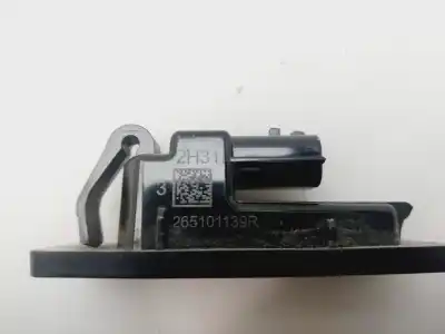 Peça sobressalente para automóvel em segunda mão luz da chapa de matrícula por renault austral techno 199 cv / 147 kw referências oem iam 265101139r
