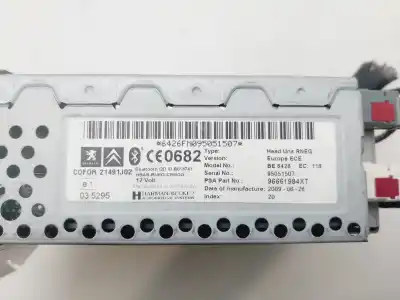 Peça sobressalente para automóvel em segunda mão Sistema De áudio / Rádio Cd por PEUGEOT 3008 Sport Pack Referências OEM IAM 96661984XT  