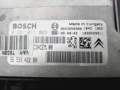 Автозапчастина б/у ебу контролер двигуна для peugeot 307 break/sw (s2) sw 90 cv / 66 kw посилання на oem iam 9659342280  