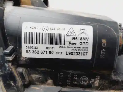 Pezzo di ricambio per auto di seconda mano faro anteriore sinistro per citroen c3 shine riferimenti oem iam 9836267180  
