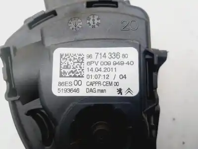 Second-hand car spare part potentiometer for citroen c3 attraction oem iam references 9671433680  