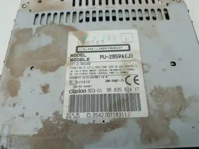 Peça sobressalente para automóvel em segunda mão sistema de áudio / rádio cd por peugeot partner (s2) rancho plus referências oem iam 96635824xt