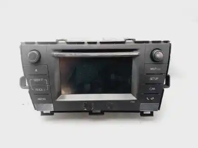 Peça sobressalente para automóvel em segunda mão sistema de áudio / rádio cd por toyota prius (nhw30) plug-in hybrid advance referências oem iam 8614047090  