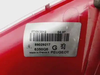 Peça sobressalente para automóvel em segunda mão farolim traseiro esquerdo por peugeot 307 break / sw (s1) sw pack referências oem iam 6350q6  