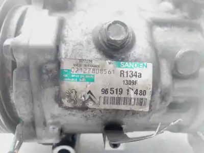 Автозапчастина б/у компресор кондиционера для peugeot 307 break/sw (s2) sw 90 cv / 66 kw посилання на oem iam 9651911480  