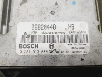 Second-hand car spare part ecu engine control for chevrolet lacetti sx oem iam references 96820448  