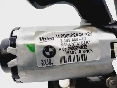 Second-hand car spare part rear windshield wiper motor for bmw serie 1 berlina (e81/e87) 118d oem iam references 7199569  