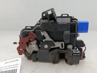 Second-hand car spare part Left Front Door Lock for SKODA FABIA II COMBI (545) 1.2 OEM IAM references 3B1837015AR   Second-hand car spare part Left Front Door Lock for SKODA FABIA II COMBI (545) 1.2 OEM IAM references 3B1837015AR