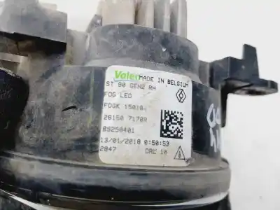 Peça sobressalente para automóvel em segunda mão farol / projetor de nevoeiro direito por renault captur zen referências oem iam 261507170r  