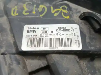 Second-hand car spare part right headlight for bmw x1 (e84) sdrive 18d oem iam references 63112990002  