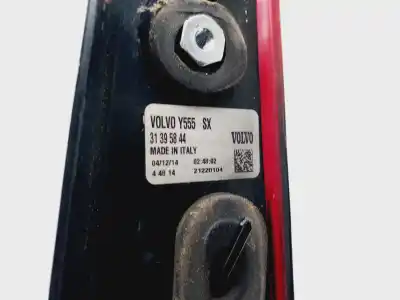 Peça sobressalente para automóvel em segunda mão farolim traseiro esquerdo por volvo v40 momentum referências oem iam 31395844  