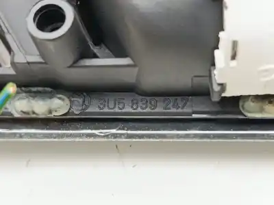 Автозапчастина б/у ліва задня внутрішня ручка для skoda superb (3u4) elegance посилання на oem iam 3u5839247  