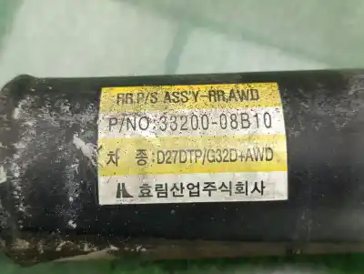 Second-hand car spare part center transmission for ssangyong rexton 270 xvt limited oem iam references 3320008b10  