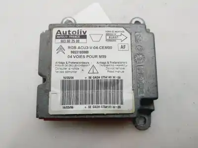 Автозапчасти б/у блок управления подушками безопасности за citroen berlingo 1.9 d multispace ссылки oem iam 9653190880  