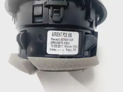 Second-hand car spare part air ventilation grille for renault captur zen oem iam references 687608143r