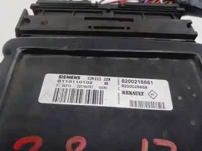 Автозапчастина б/у ебу контролер двигуна для renault kangoo (f/kc0) confort expression посилання на oem iam 8200216661   Автозапчастина б/у ебу контролер двигуна для renault kangoo (f/kc0) confort expression посилання на oem iam 8200216661