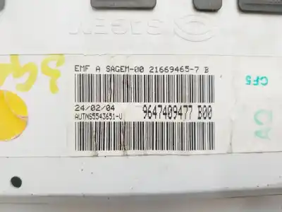 Peça sobressalente para automóvel em segunda mão display gps / multimídia por citroen c3 pluriel 1.4 referências oem iam 9647409477  