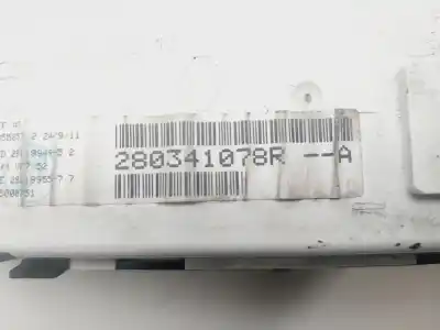 Second-hand car spare part multifunction display for renault kangoo furgón confort oem iam references 280341078r  