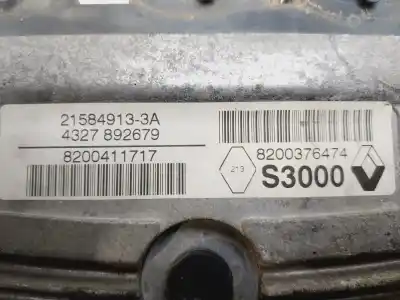 Second-hand car spare part ecu engine control for renault modus confort dynamique 98 cv / 72 kw oem iam references 8200411717  