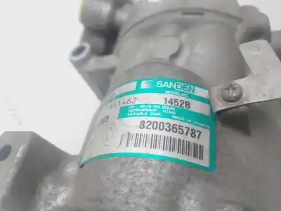 Second-hand car spare part air conditioning compressor for renault modus confort dynamique 98 cv / 72 kw oem iam references 8200365787