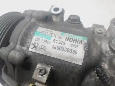 Pezzo di ricambio per auto di seconda mano compressore aria condizionata per citroen c4 grand picasso seduction riferimenti oem iam 9800839580   Pezzo di ricambio per auto di seconda mano compressore aria condizionata per citroen c4 grand picasso seduction riferimenti oem iam 9800839580