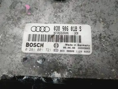 Second-hand car spare part ecu engine control for audi a4 berlina (b5) 1.9 tdi oem iam references 038906018s