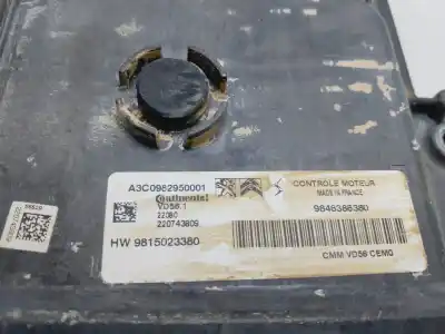 Автозапчастина б/у ебу контролер двигуна для opel mokka 1.2 business elegance [1.2 ltr. - 96 kw] посилання на oem iam 9846386380  