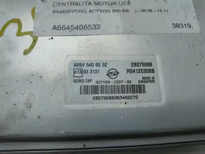 Автозапчастина б/у ебу контролер двигуна для SSANGYONG ACTYON 200 Xdi Посилання на OEM IAM A6645406532  