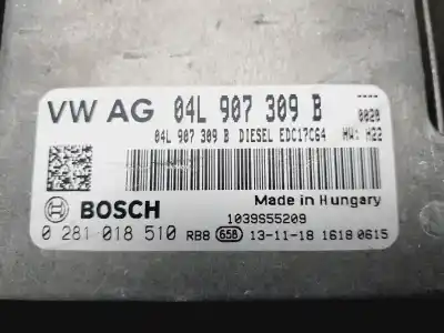 Автозапчастина б/у ебу контролер двигуна для seat leon st (5f8) 1.6 tdi посилання на oem iam 04l907309b  