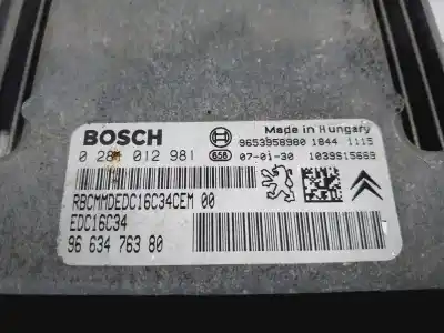 Second-hand car spare part ecu engine control for citroen c4 grand picasso sx oem iam references 9663476380
