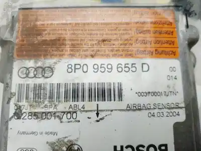Автозапчастина б/у блок управління подушками безпеки для AUDI A3 (8P1) 2.0 TDI 16V Посилання на OEM IAM 8P0959655D   Автозапчастина б/у блок управління подушками безпеки для AUDI A3 (8P1) 2.0 TDI 16V Посилання на OEM IAM 8P0959655D