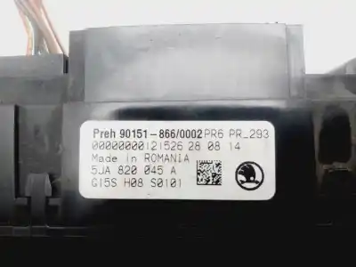 Peça sobressalente para automóvel em segunda mão comando de sofagem (chauffage / ar condicionado)  por skoda rapid ambition referências oem iam 5ja820045a   Peça sobressalente para automóvel em segunda mão comando de sofagem (chauffage / ar condicionado)  por skoda rapid ambition referências oem iam 5ja820045a